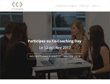 Tablet Screenshot of co-coaching-day.com
